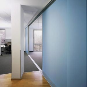 raumplus® Türelemente aus lackiertem Glas.