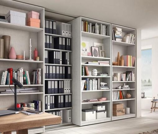 Einbauregale ideal für Arbeitszimmer