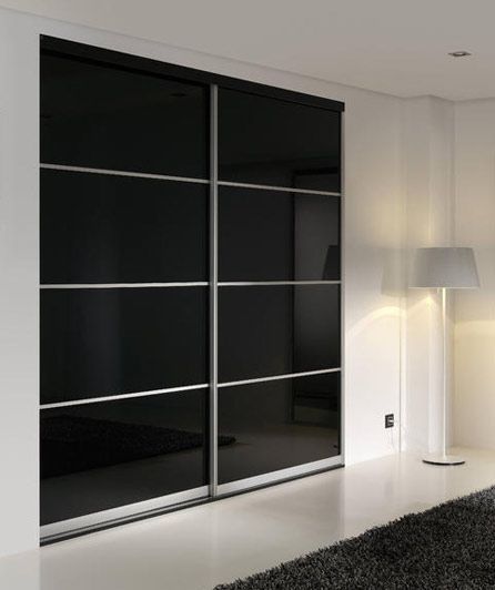 Gleittürsystem in einem Wohnzimmer